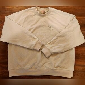 H&M Retro Crewneck Men's Large Cream